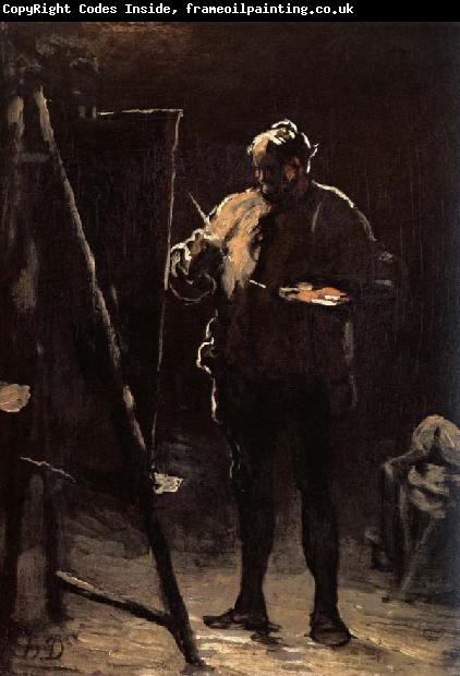 Honore Daumier The Painter before his Picture